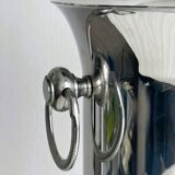 Silver metal champagne bucket