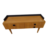 Enfilade vintage deux tiroirs années 70
