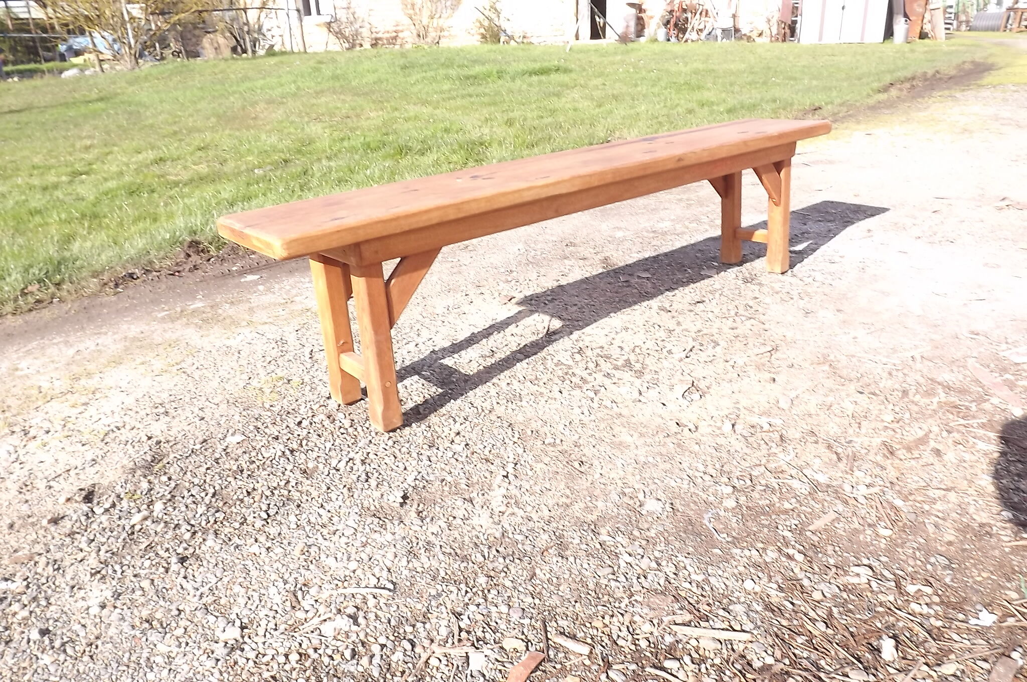 Pine bench
