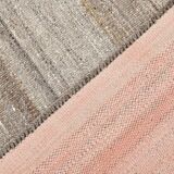 6x10 Salmon & Brown Contemporary Vintage Kilim Rug, 188x304Cm SK 33353