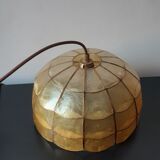 Mother-of-pearl and brass suspension