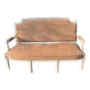 Banquette Louis XVI bois