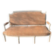 Louis XVI bench, bleached wood, Napoléon III period.
