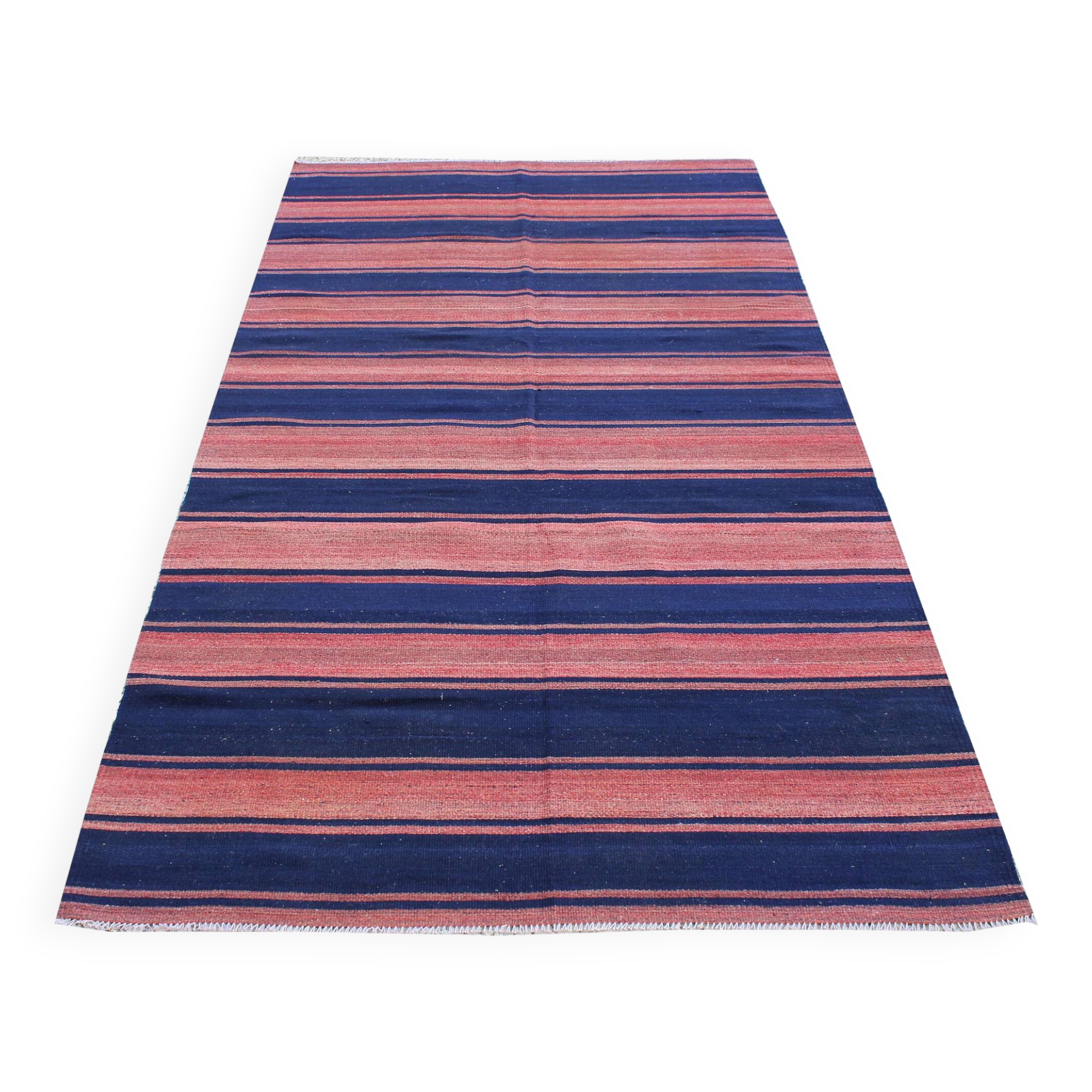 Turkish kilim rug,264x143 cm,n-247.