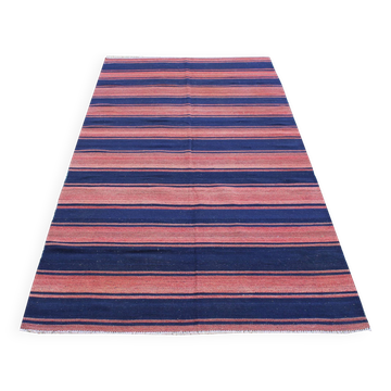 Turkish kilim rug,264x143 cm,n-247.