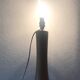 Pied de lampe en bois
