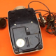 1980s Socotel Model S63 rotary phone with earphone