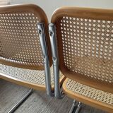 Pair of chairs Marcel Breuer Cesca B32