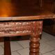 SAVOYARD CHALET TABLE, carved, with two drawers, late 18th century