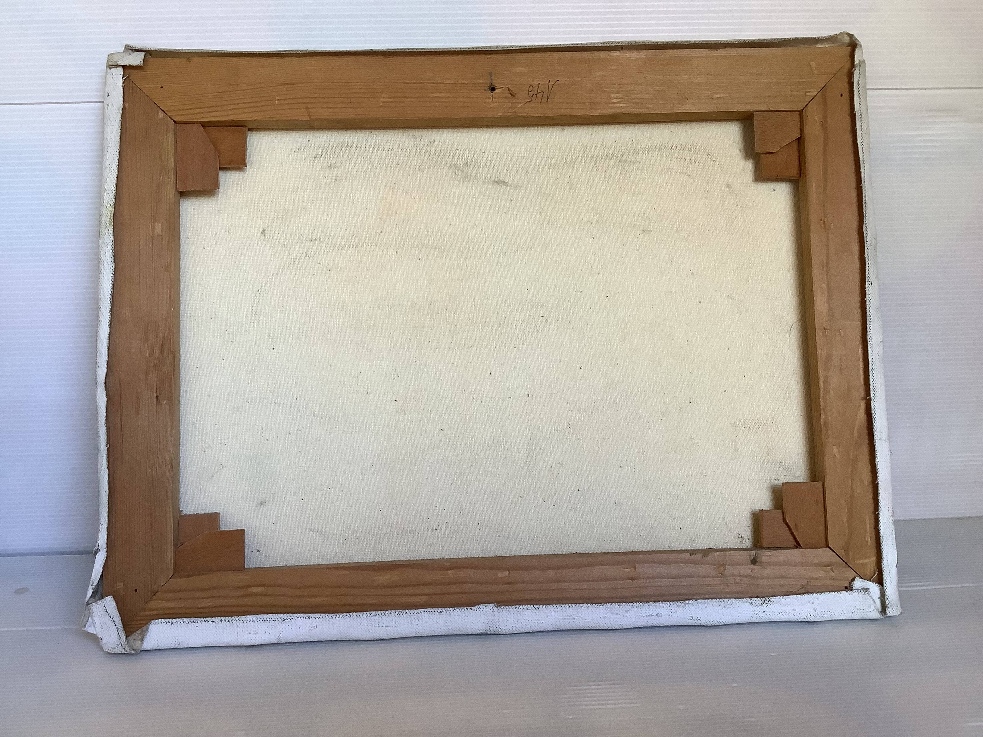 Still life painting oil on canvas signed