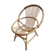 Bamboo rattan child armchair
