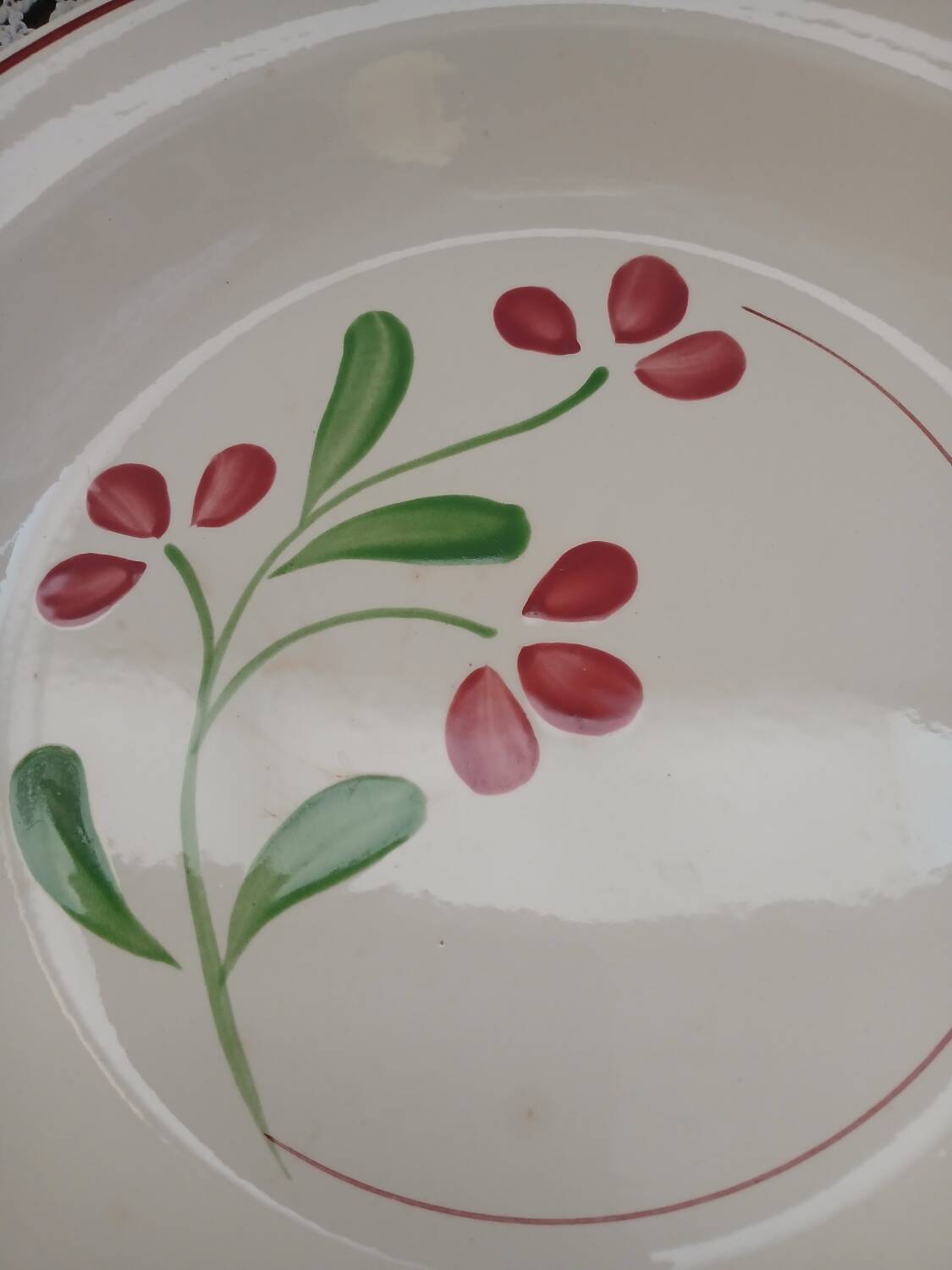 Old dish Salins France