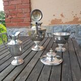 Silver metal coffee serving part