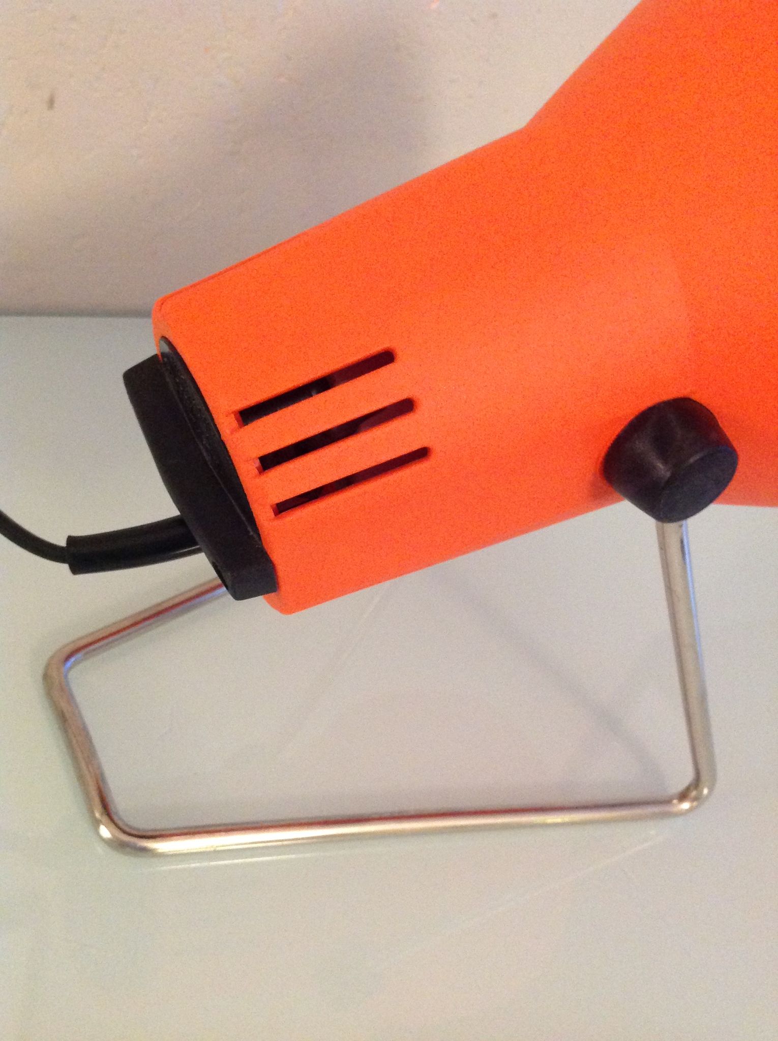 Orange infrared lamp by Condel / vintage 70s