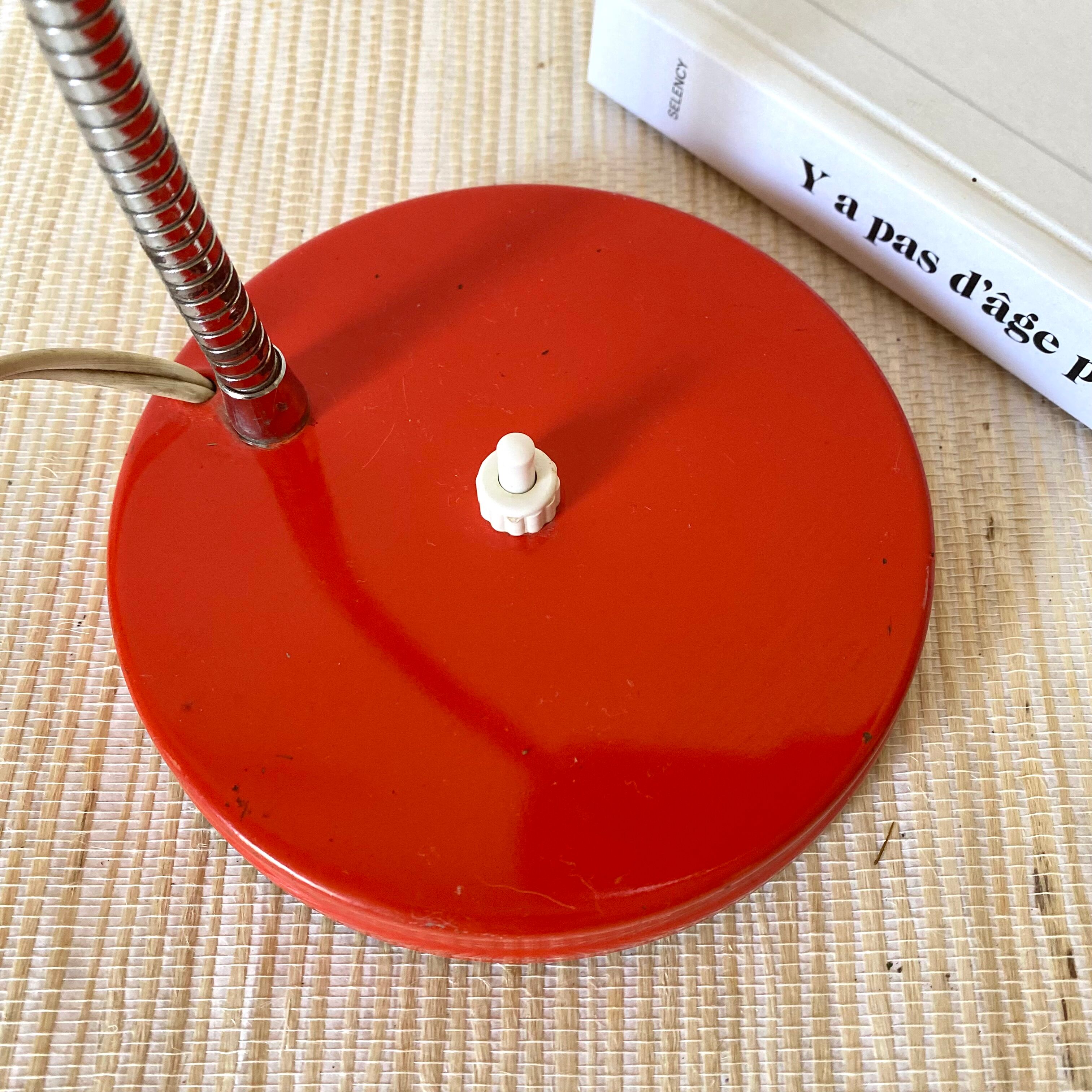 Vintage desk casserole lamp, 70s