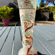 Cornet vase Art Nouveau "Spring" - Legras (St Denis)