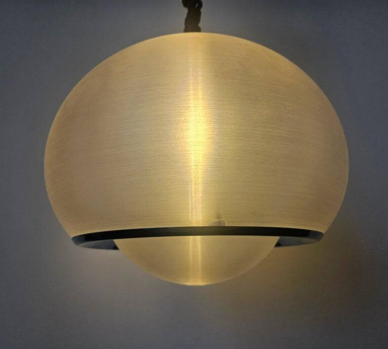 Rare Midcentury Pendant Meblo, Harvey Guzzini, Italy, 1970s