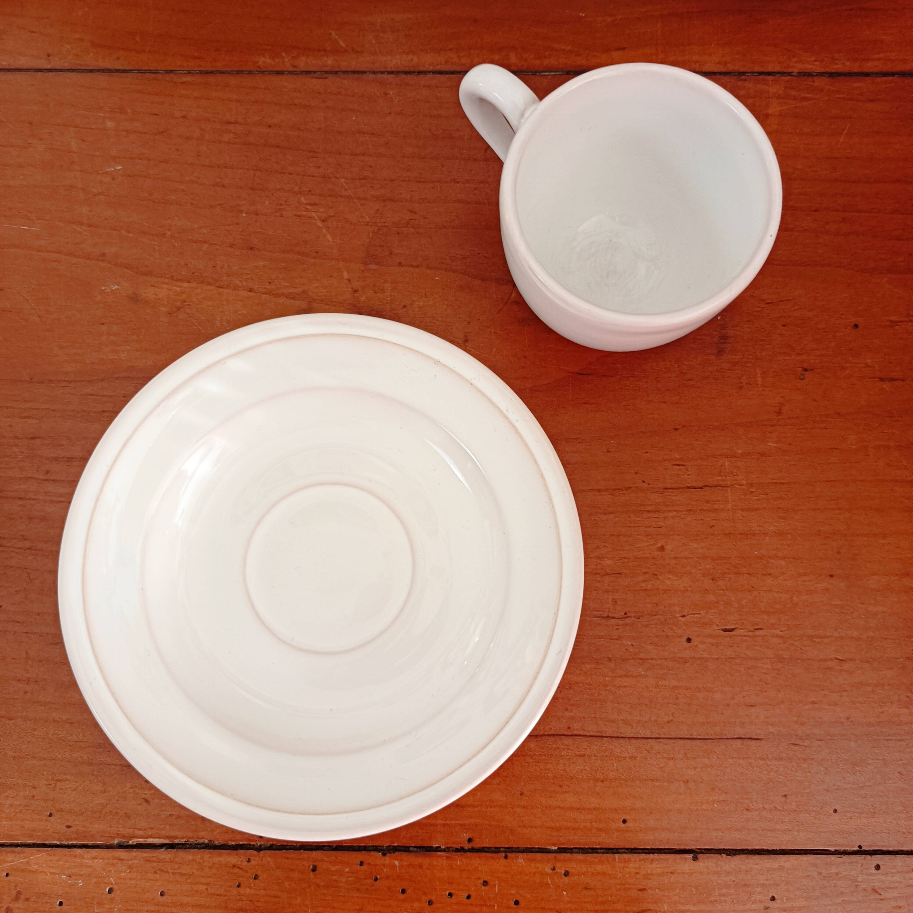 Set of 7 Pierre Motton coffee cups, Gien