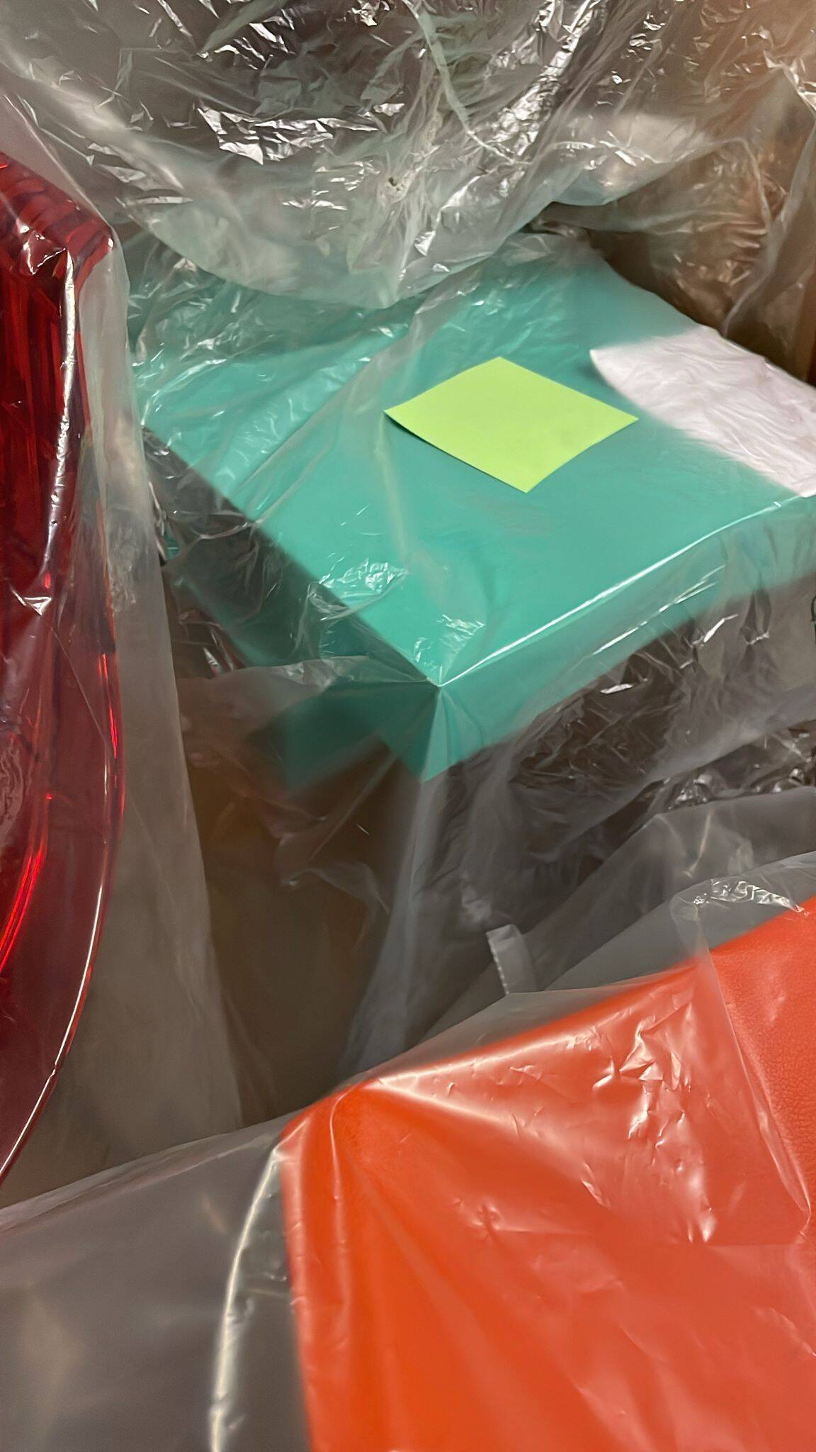 Set of 2 High Globe bar stools H.65cm Starck for Kartell