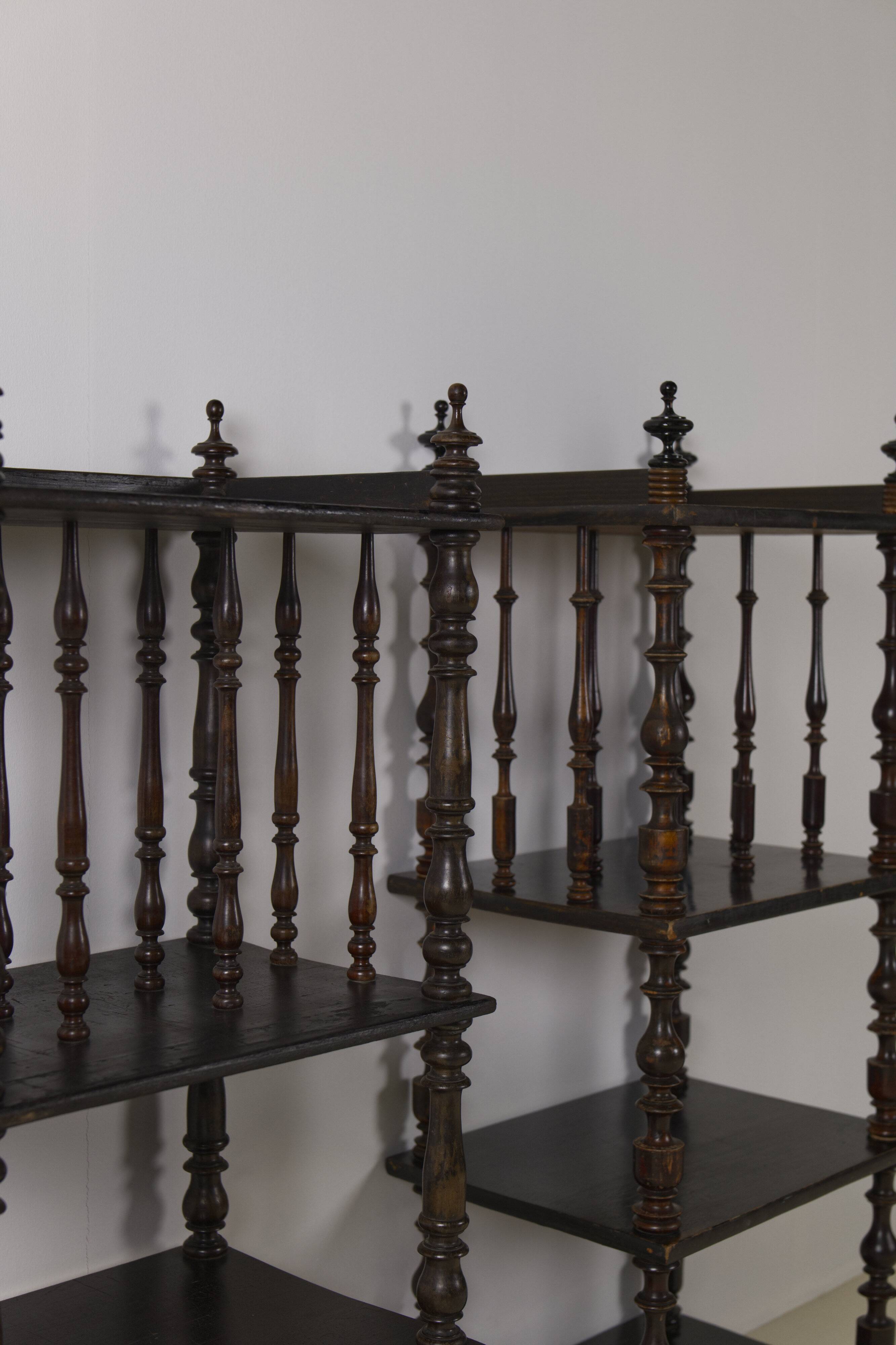 Paire de cabinets à partitions de Napoléon III