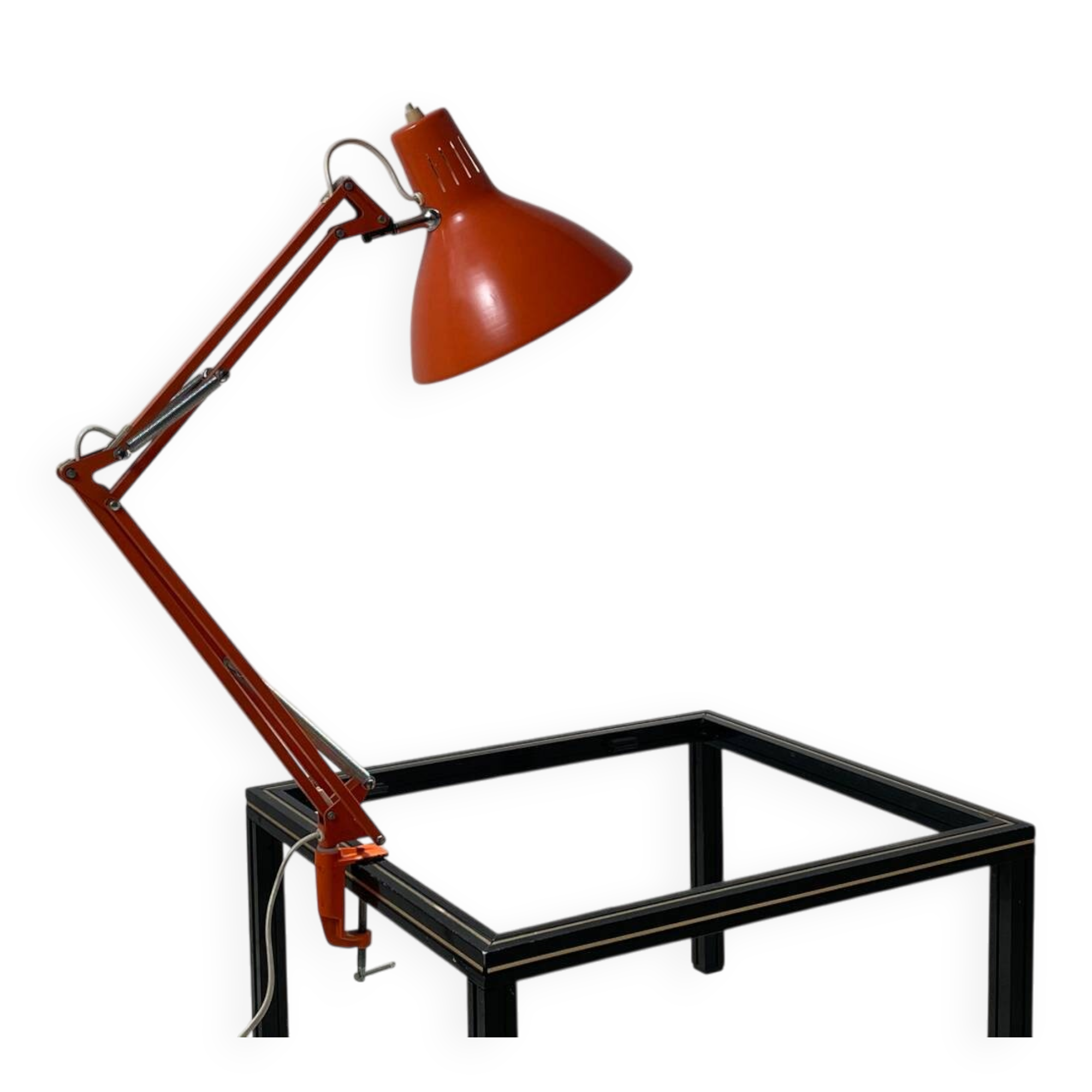 Luxo Regent lamp 1960 orange