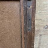 Burmese teak mirror