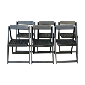 Lot de 6 chaises pliantes