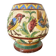 Ceramic pot, Perugia Italy, flower and bird decoration