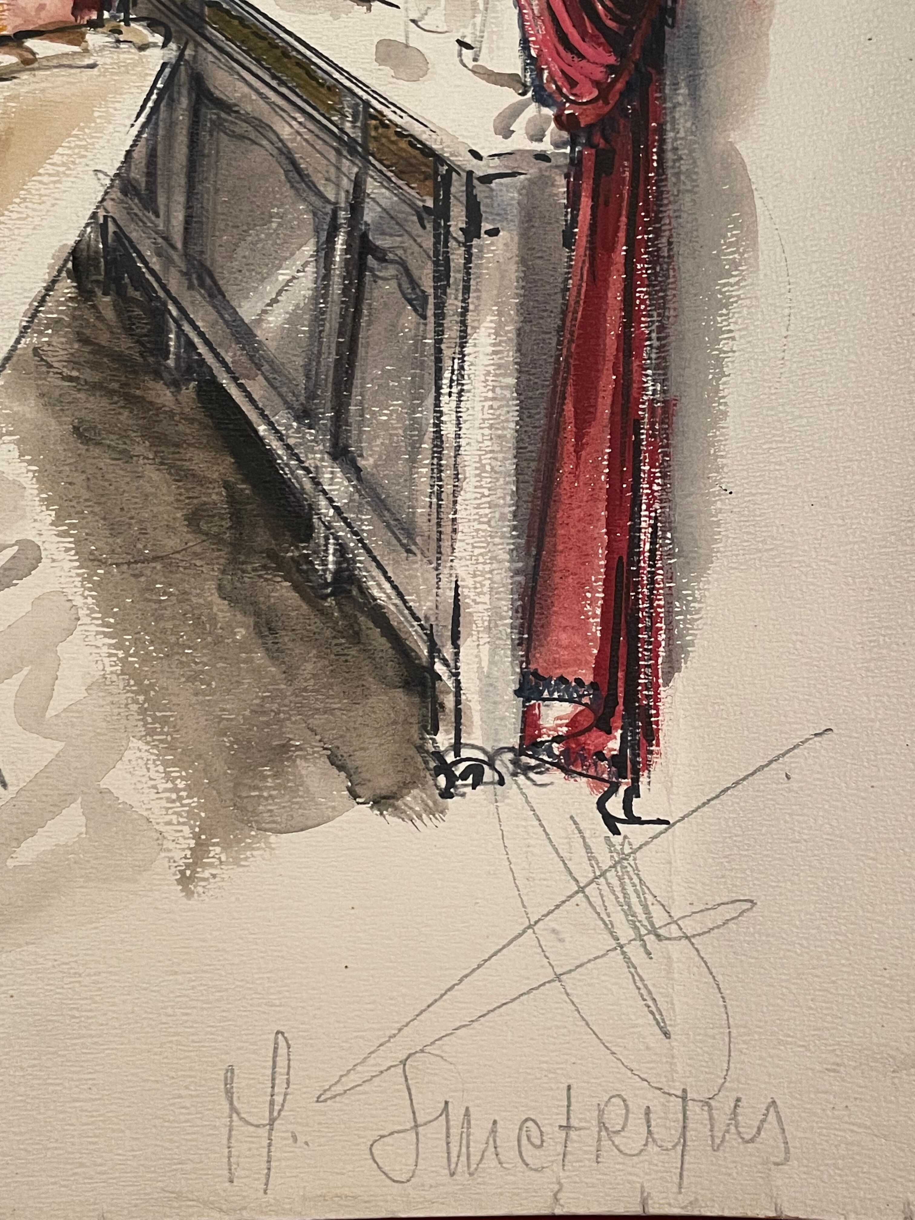 Painting decorative art interior architecture 30-50s