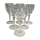 Ensemble de six verres à porto en cristal de Lorraine