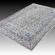 Persian Iran Nain Wool and Silk Oriental Rug: 3.10 X 2.08 Meters
