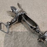 Leg of lamb handle, silver-plated metal handle, Christofle Marly silversmith, 21.6cm