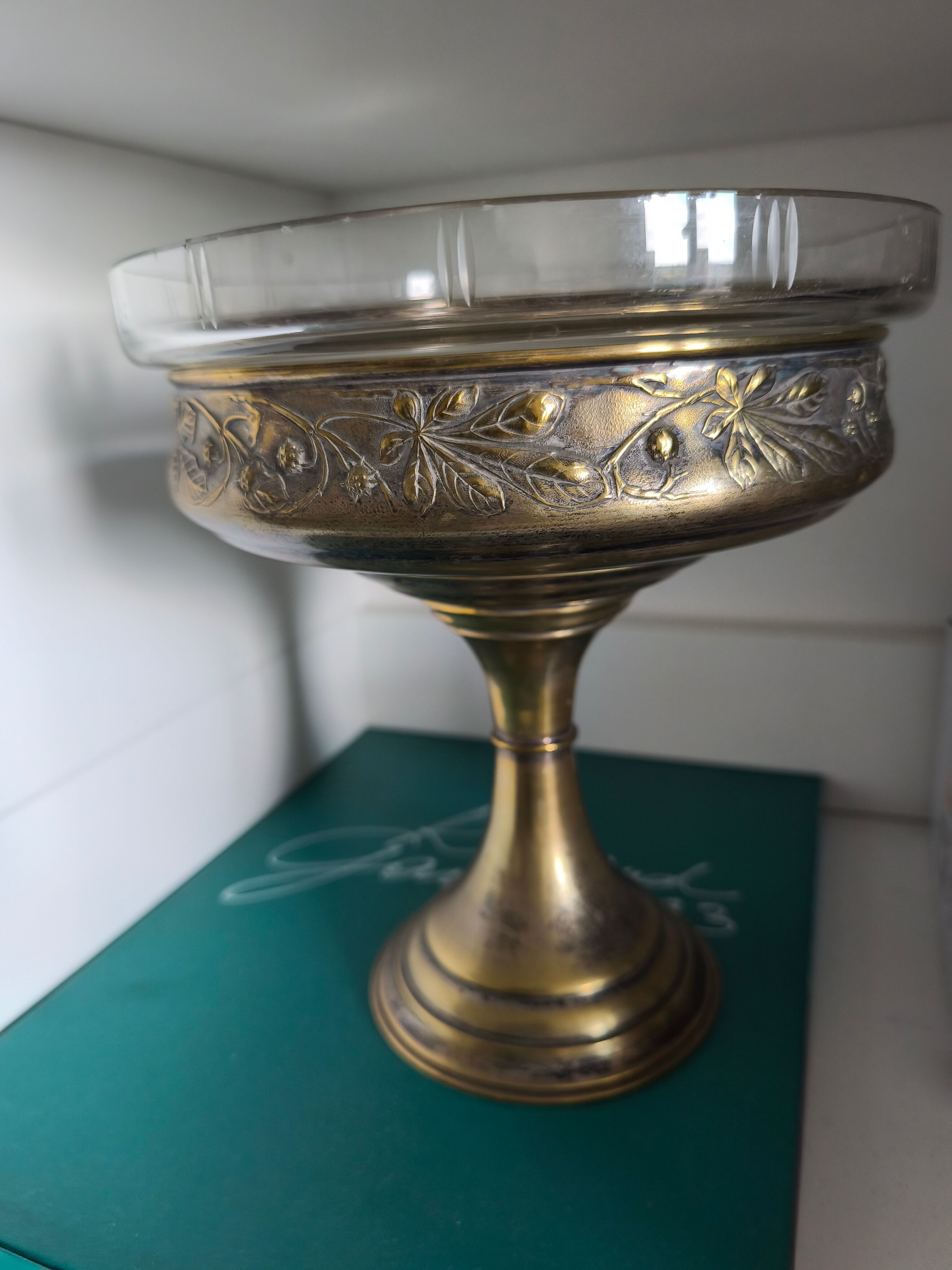 Brass fruit bowl
