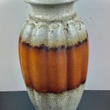 Modernist vase gadrons sheurich 205-40 lava orange w.germany vintage alle