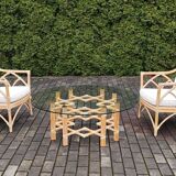 Table & Chairs by McGuire, 1980s