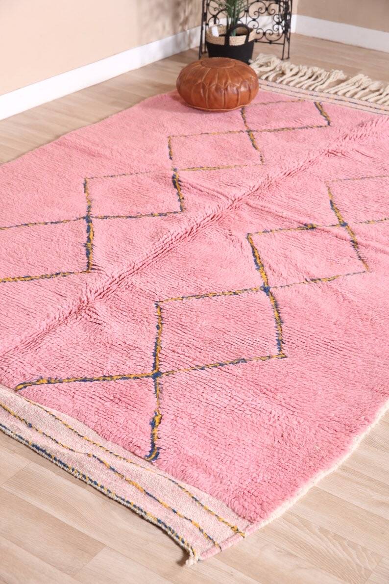 Authentic pure natural wool rug size 150/250 cm