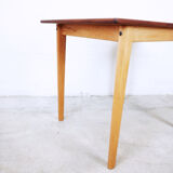 Table basse de chevet ou d'appoint en teck et bouleau