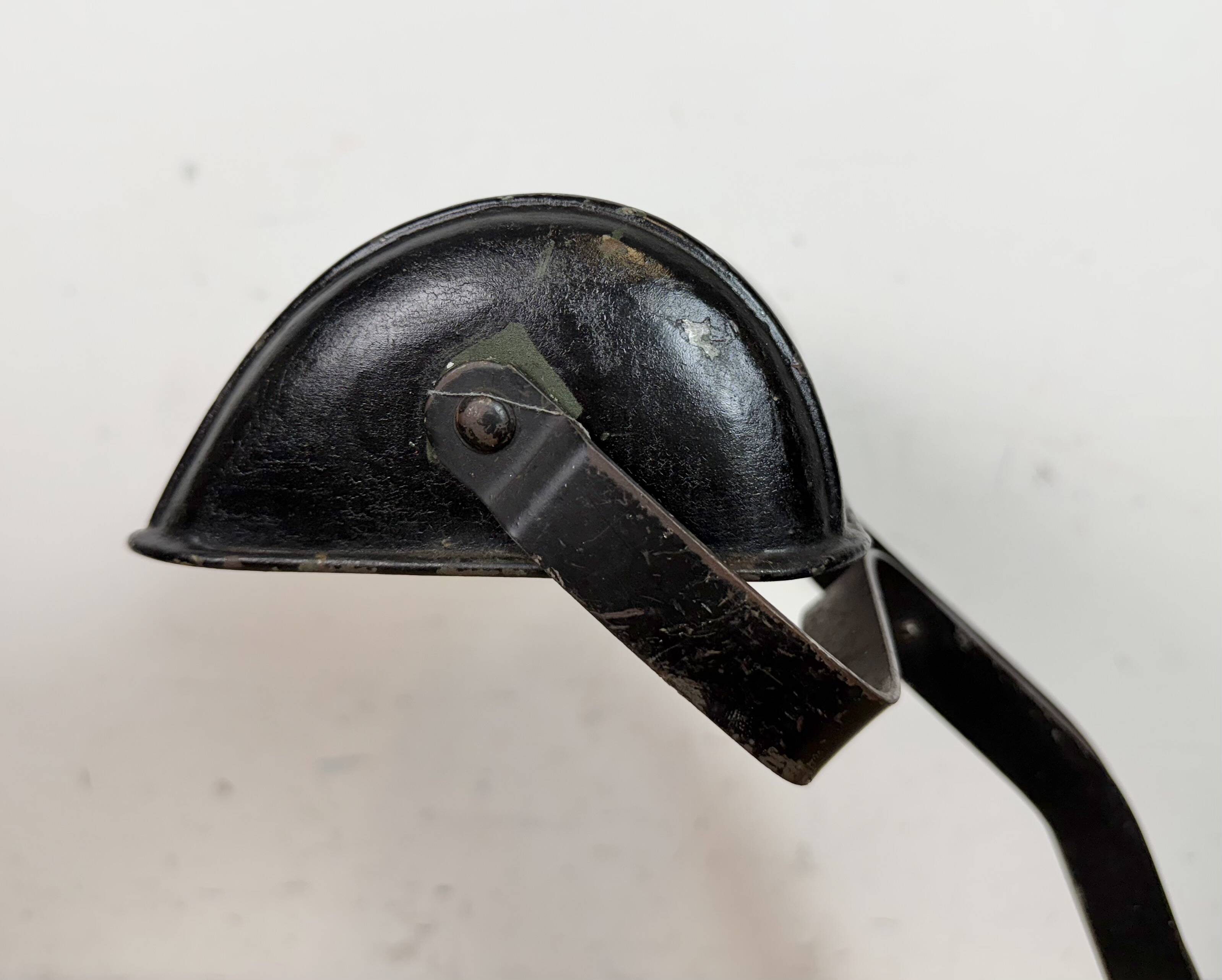 Vintage German Black Bank Lamp, 1930s
