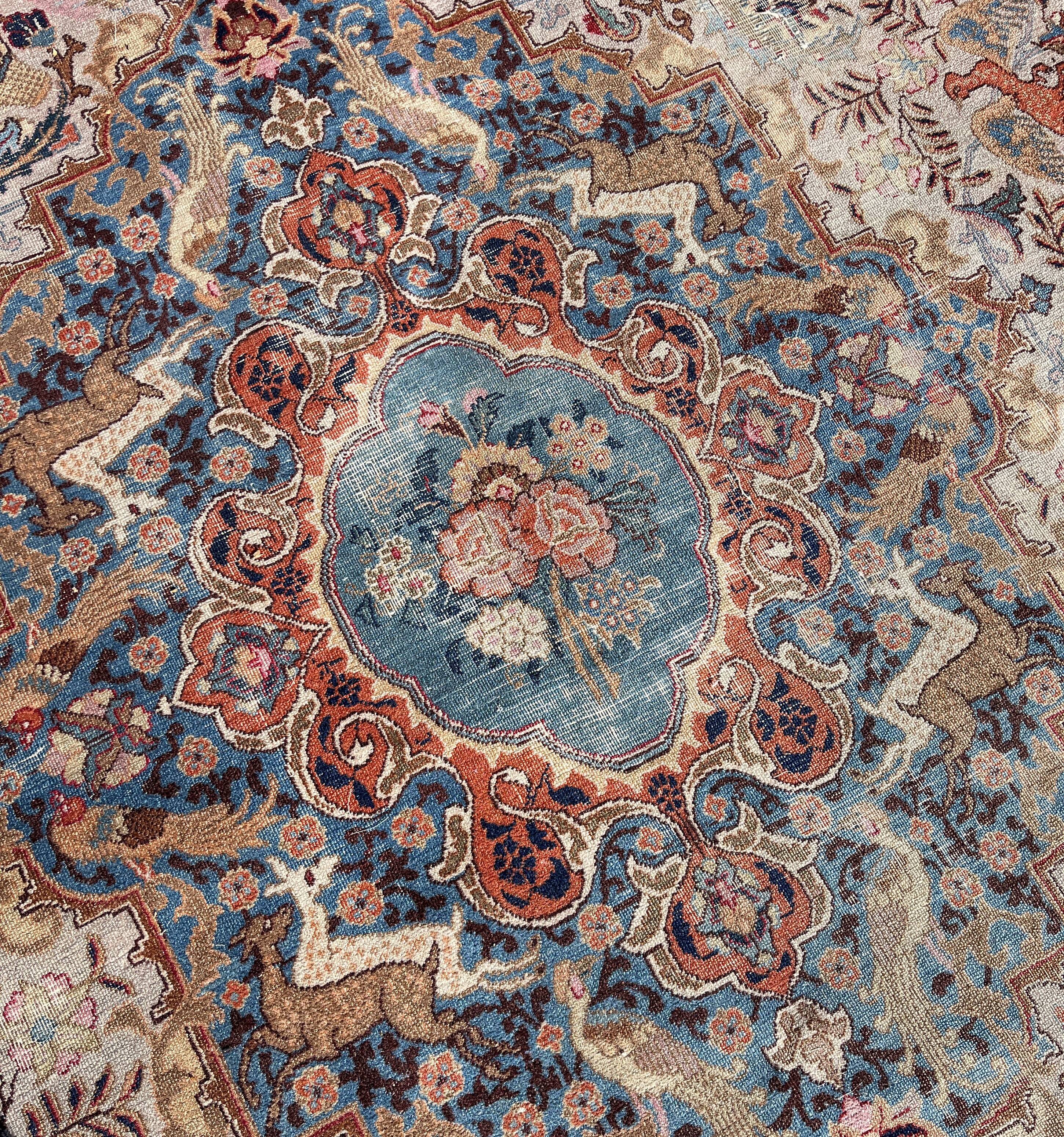 Large Iranian Oriental Rug KASHMAR - 2.95 x 3.95 Meters