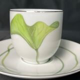 Hermès, pair of coffee cups Nil 20th century collection