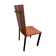 Chaise Coral Mattéo Grassi en cuir marron