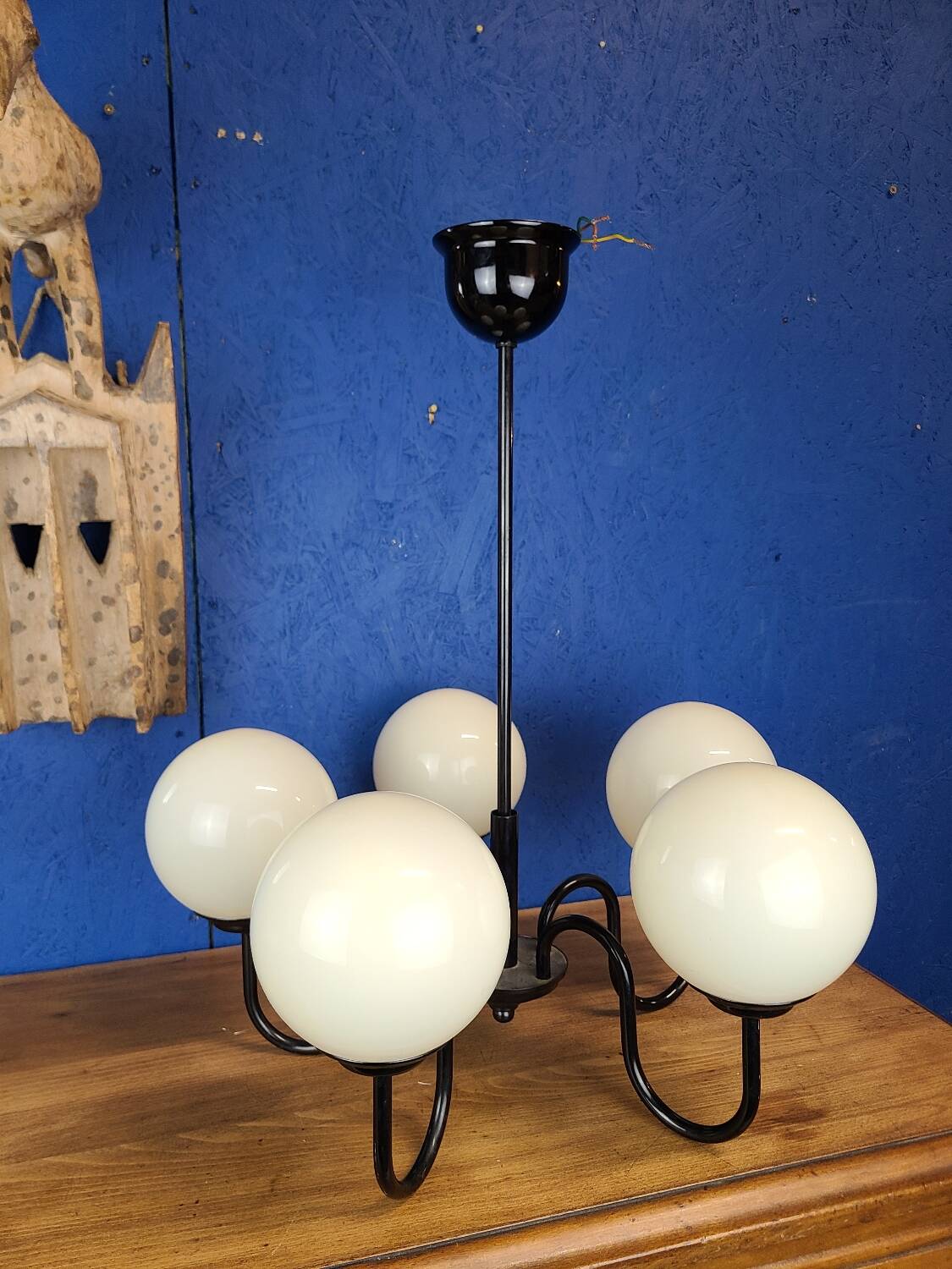 Vintage globe chandelier.