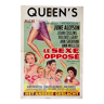 Affiche cinéma originale « Le Sexe opposé June Allyson, Joan Collins 37x56cm 1956