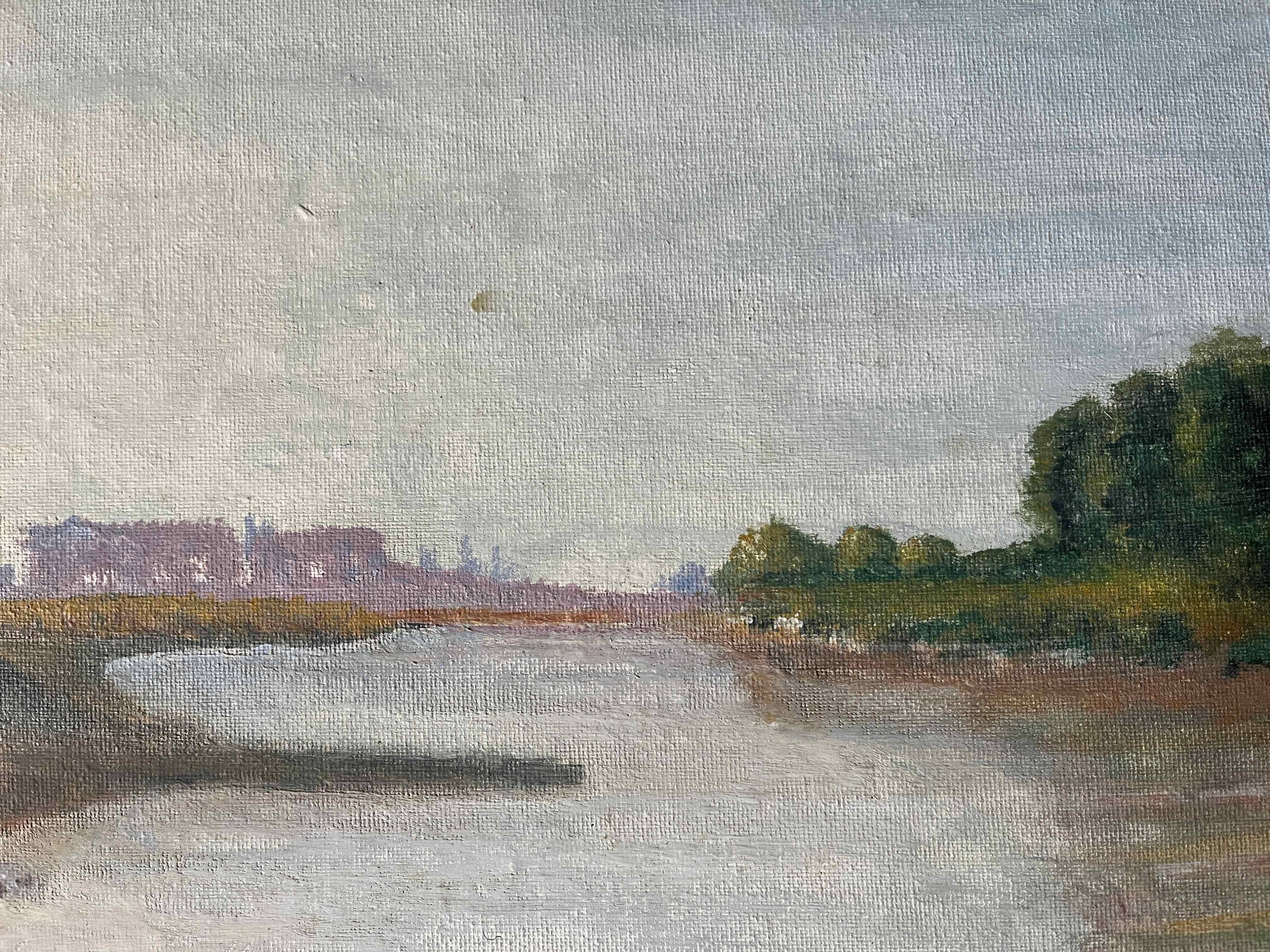 Tableau HST/P "Paysage lacustre"