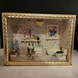 Vintage miniature bathroom
