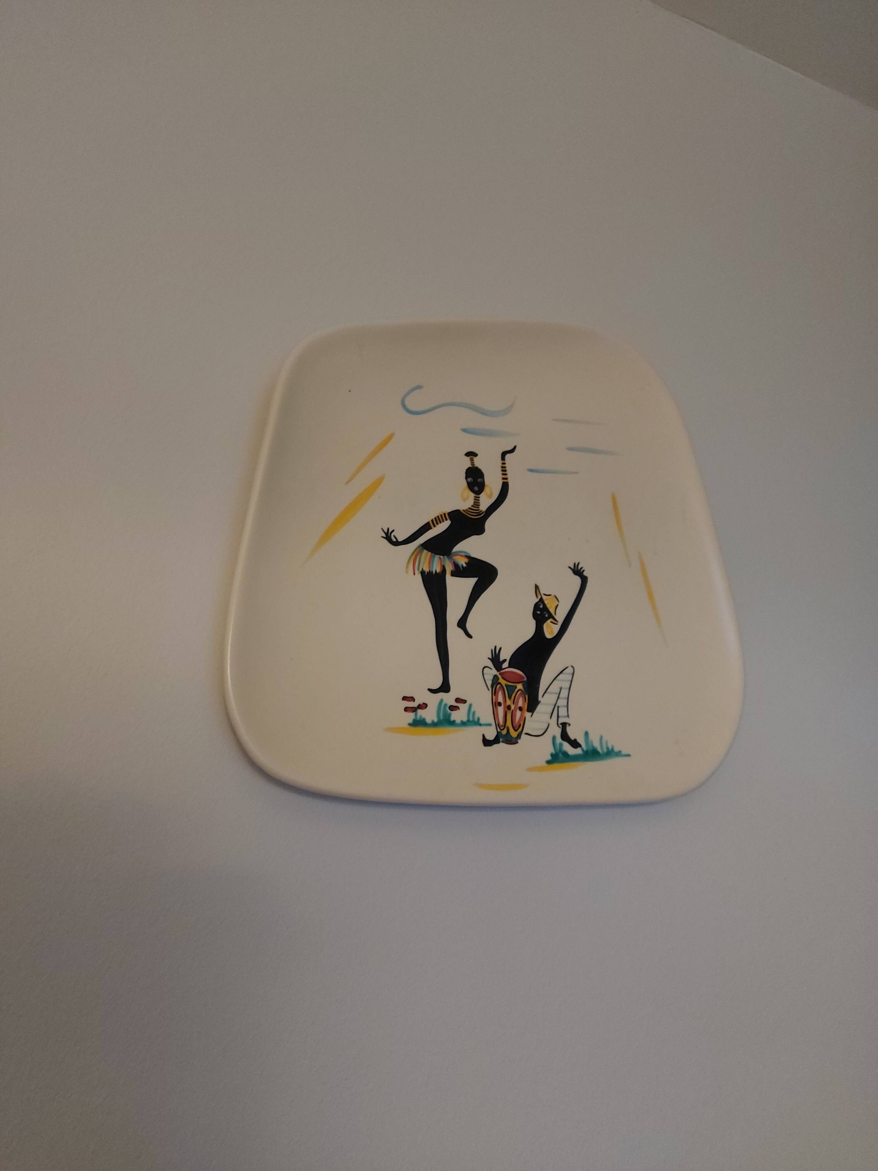 Vintage ceramic dish 60'S