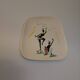 Plat en céramique vintage 60'S