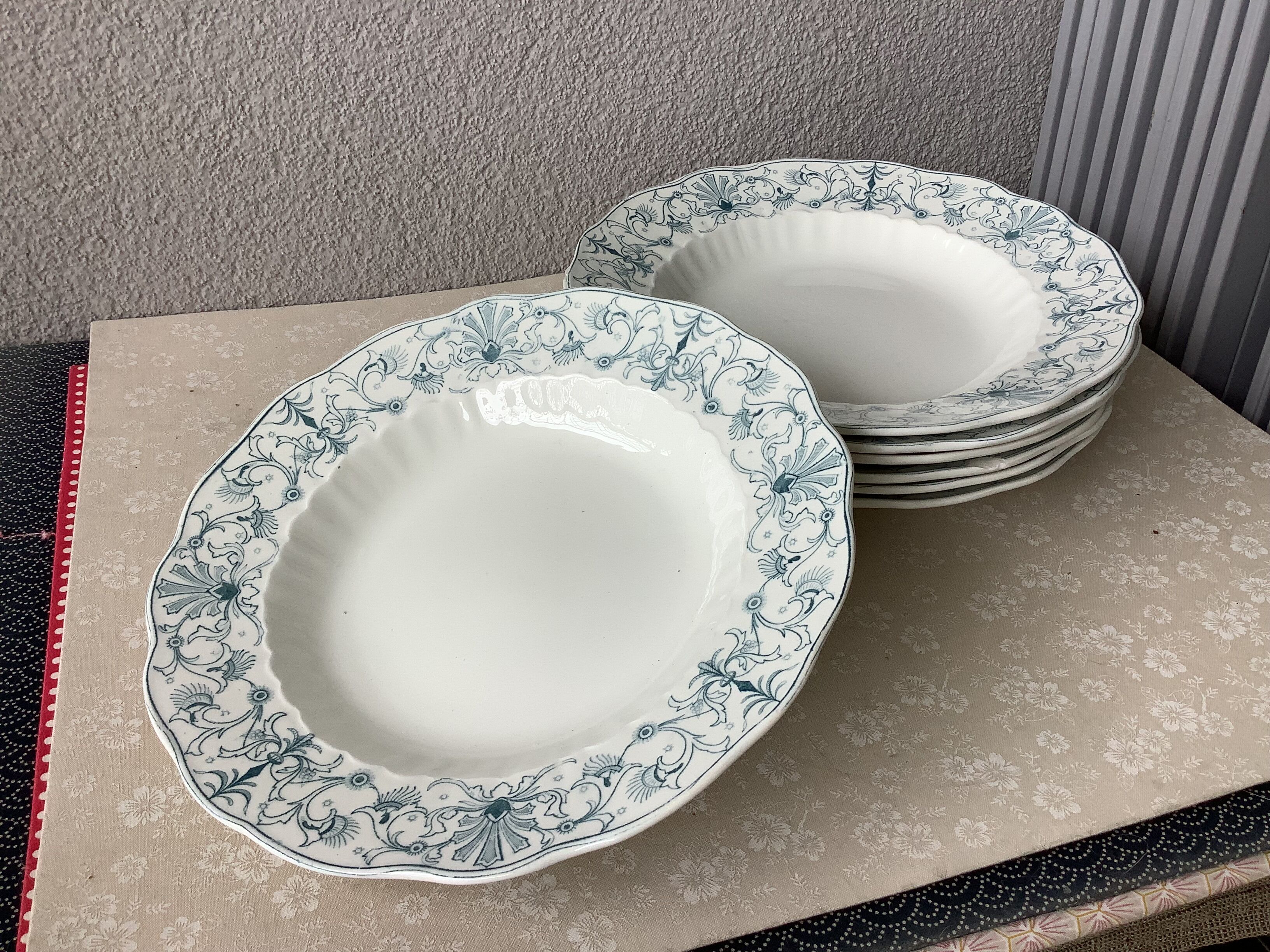 Ridgways 19th century English ironstone plates