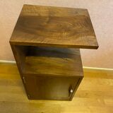 Piece of sofa, in Art Deco walnut