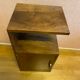 Piece of sofa, in Art Deco walnut
